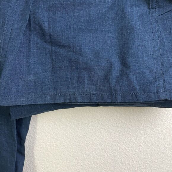 SasquatchFabrix Pants Large Womens Blue Snap Adjustable Wide Cotton Japanese - Picture 7 of 13